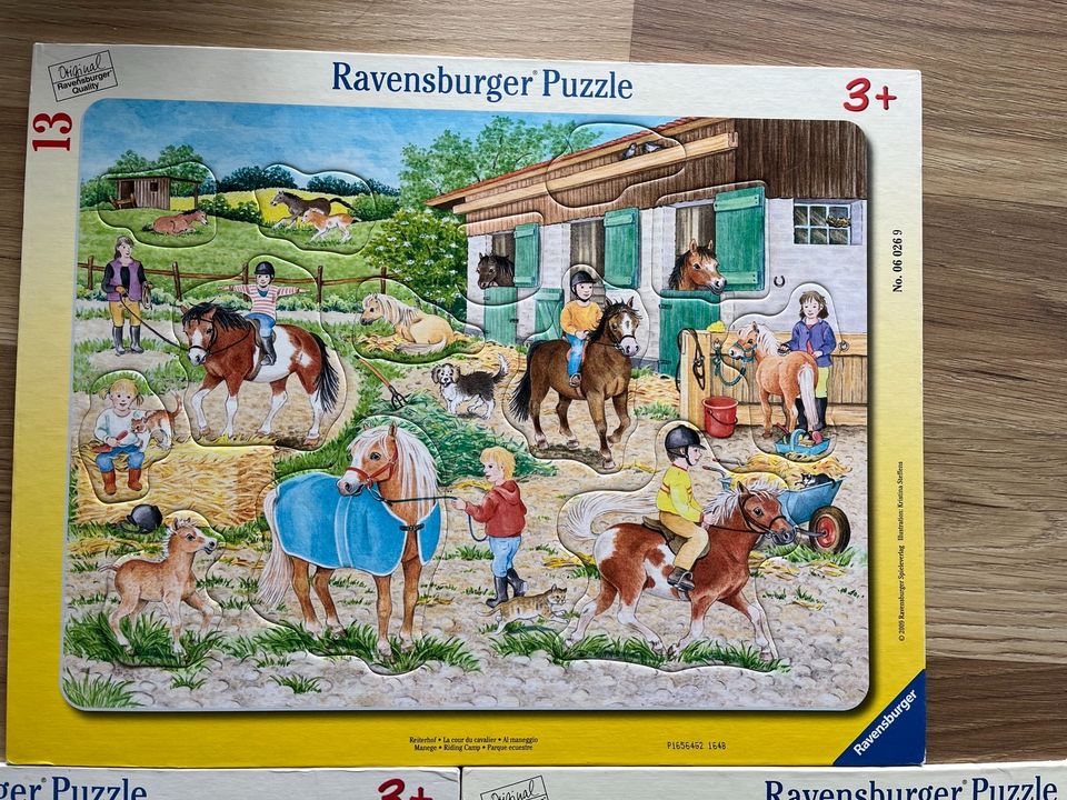 3 Rahmenpuzzle Ravensburger für zusammen in Rastatt