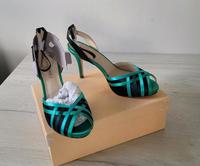 Sandalen  MENBUR Damen Emerald Green  neu grün/schwarz Rarität Niedersachsen - Aerzen Vorschau