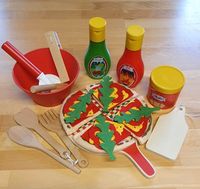 Zubehör/Ausstattung Spielküche Kaufladen Pizza-/Pasta-Set Bayern - Wendelstein Vorschau