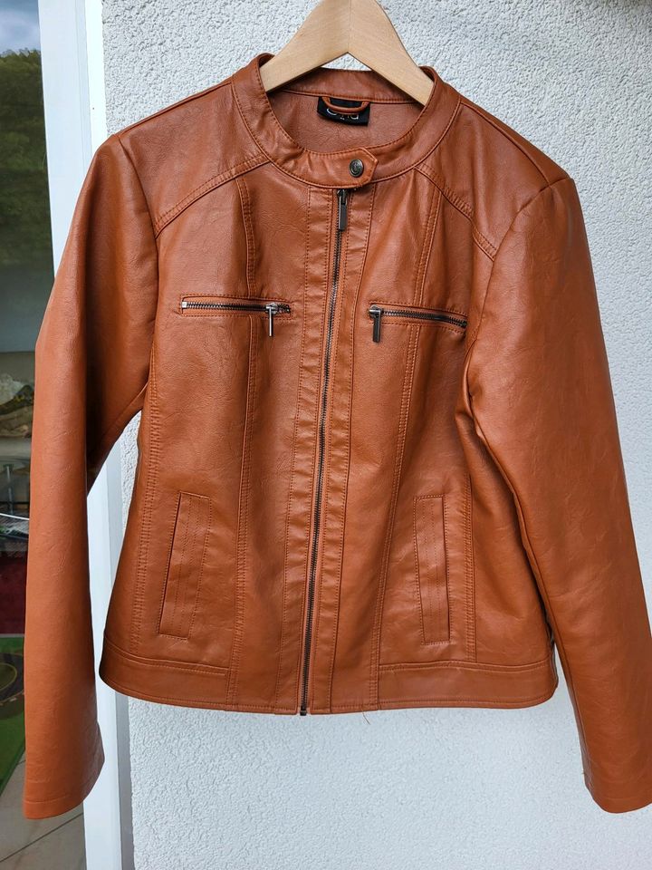 Kunstleder Jacke, Gr. 44, Gina, cognac braun, top in Baden-Württemberg -  Grabenstetten | eBay Kleinanzeigen ist jetzt Kleinanzeigen