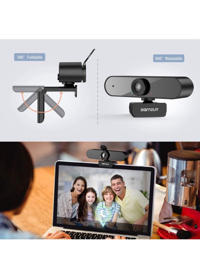 Samzuy 1080P Webcam PC, Webcam mit Microphone neu in Löbau