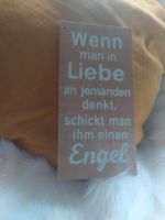 Deko Schild ❤️ Geschenk aus Holz LIEBE ENGEL Thüringen - Erfurt Vorschau