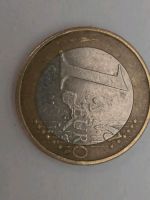 Exemplare einer 1-Euro-Münze mit Eule aus dem Prägungsjahr 2002 Niedersachsen - Salzgitter Vorschau