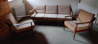 Mid-Century Teak Antimott Sofa + 2 Sessel Baden-Württemberg - Geislingen an der Steige Vorschau