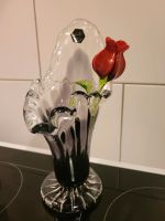 Bleikristallglas Vase und Rose, Blumenvase Friedrichshain-Kreuzberg - Friedrichshain Vorschau