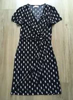MALVIN gemustertes KA-Wickelkleid Schwarz-Weiß Gr. 36 Nordrhein-Westfalen - Witten Vorschau