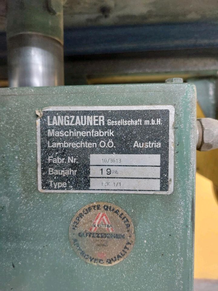 Langzauner LZK  Kantenschleifmaschine, Kantenschleifer in Bad Schönborn