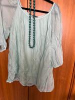 Bluse mint Größe 42 mit Kette Rheinland-Pfalz - Koblenz Vorschau