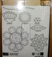 Stampin up Stempelset "Playful Petals" neu 7 Stempel Project Life Schleswig-Holstein - Tensfeld Vorschau