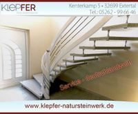 Freitragende Bolzentreppe "Cielo White" Granit Treppe Nordrhein-Westfalen - Extertal Vorschau