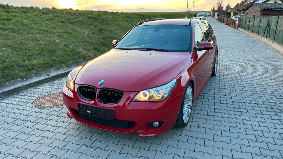 BMW e61 Imola rot in Dresden