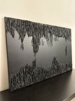 VENOM Leinwand Strukturbild Wandbild 3D textured art schwarz Niedersachsen - Seevetal Vorschau