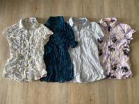 Blusen S 36 Esprit s.Oliver Blumen Weiß Gestreift Damen Crincle Hessen - Waldeck Vorschau