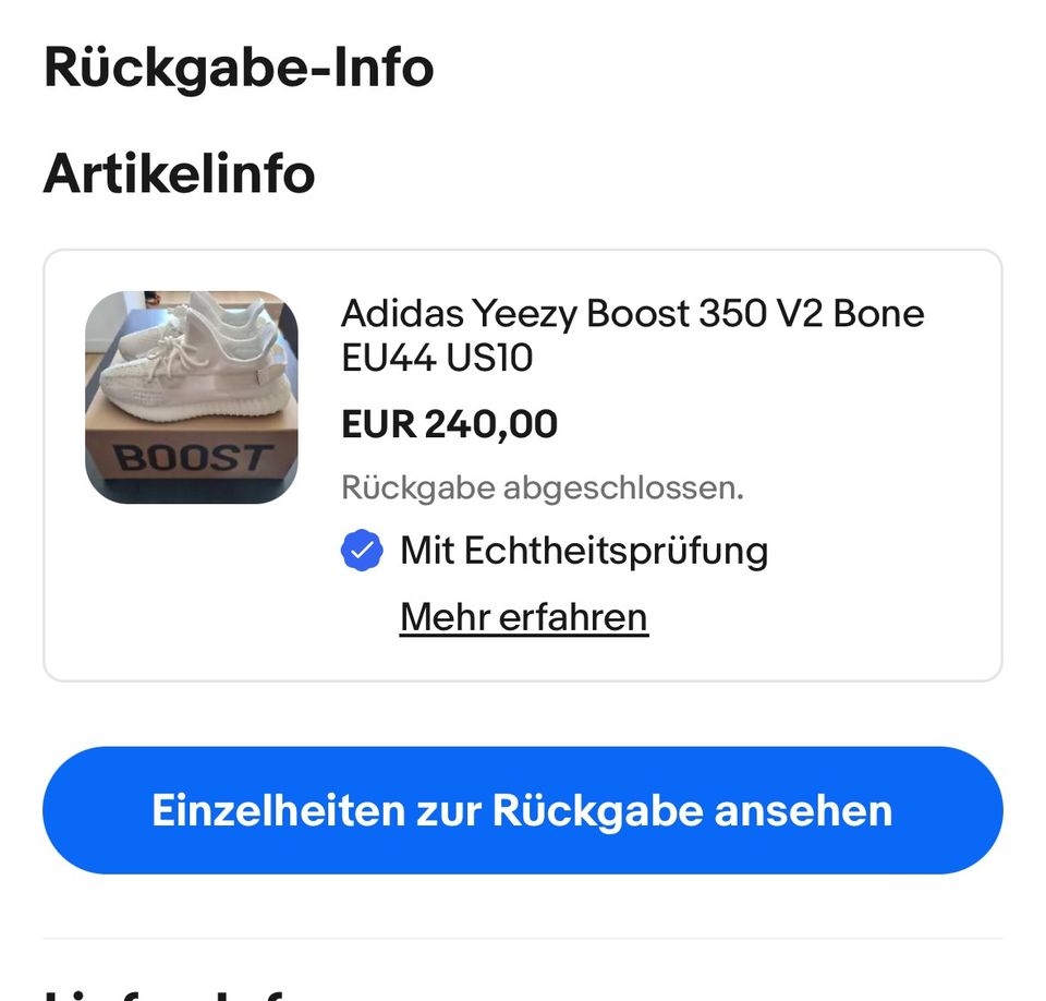 Adidas Yeezy Boost in Schönwalde-Glien