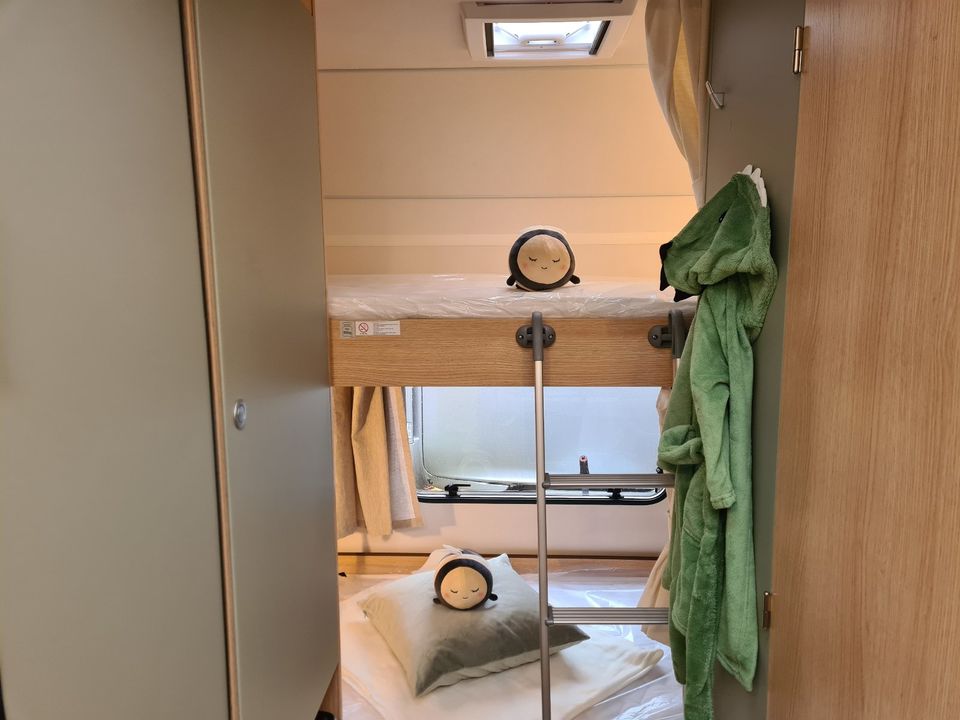 Wohnwagen mieten, Familienurlaub, Kinderbetten, Caravan mieten in Sankt Augustin