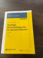 Wichtige Wirtschaftsgesetze Buch Berlin - Reinickendorf Vorschau