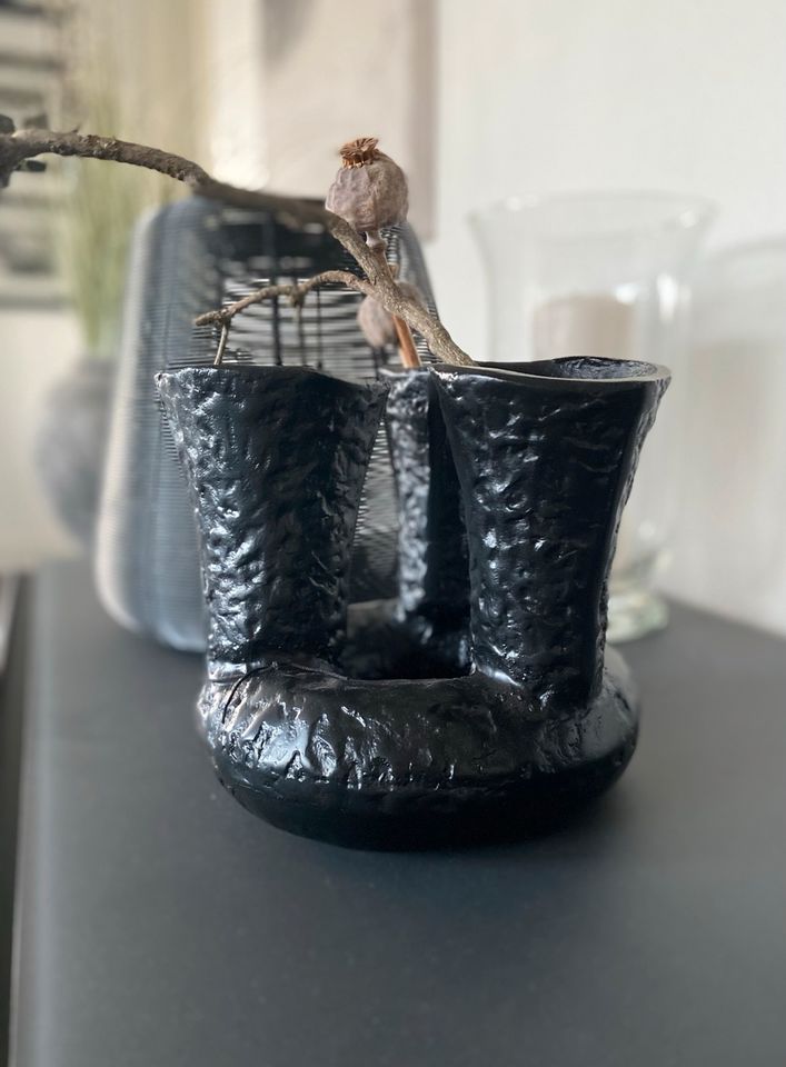 Colmore Vase Alu RAW schwarz/Silber NEU in Kierspe