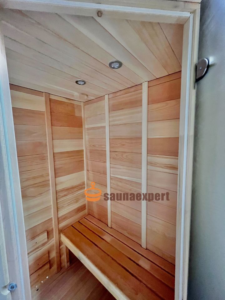 Sauna 135x105cm Zedernholz Innenbereich Home SPA BIO ✳️ Dampfbad in Ergoldsbach