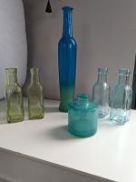 Deko Glasvasen-Set grün blau 6 Stück Niedersachsen - Bad Laer Vorschau