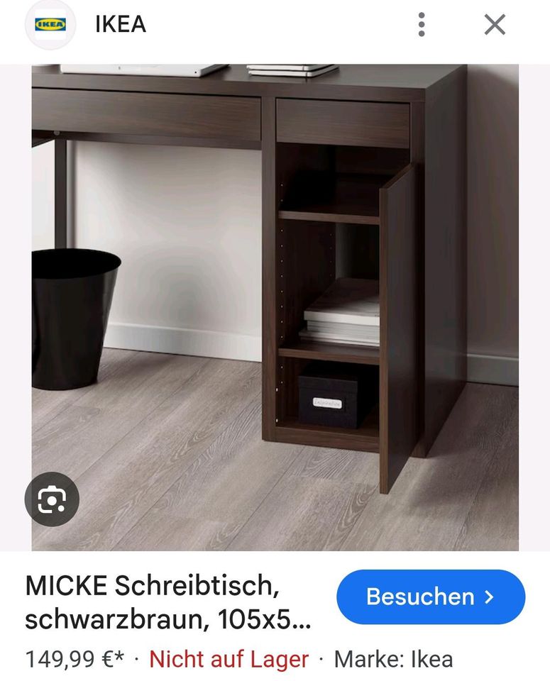 Ikea Micke Schreibtisch klein in Leverkusen