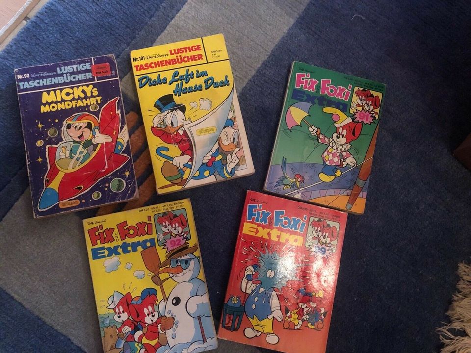 Taschenbücher Fix und Foxi Walt Disney Donald Duck Micky in Mandel