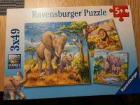 Puzzle Ravensburger Puzzle 3x49 Teile Tiermotive ab 5 Jahre Mecklenburg-Vorpommern - Neuburg (Nordwestmecklenburg) Vorschau