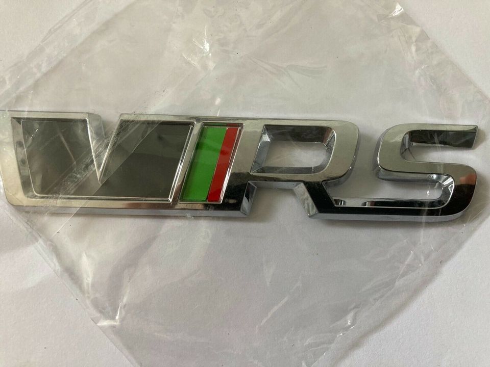 VRS Rs Emblem Heck Original Skoda 3Tage alt in Traitsching