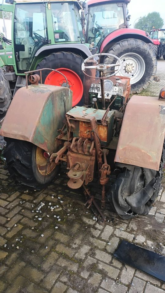 Vierzon S 204 Glühkopf Oldtimer Traktor Bulldog Lanz in Borken