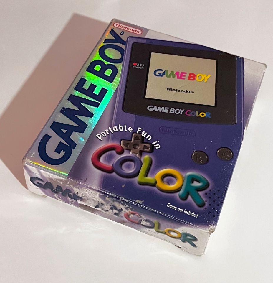 Rar - Sammler - SCN Nintendo Game Boy Color Lila OVP CIB Gameboy in Essen-West