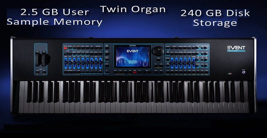 KETRON EVENT V3_Mega Arranger_Keyboard Workstation_NEU Retoure* in Frammersbach