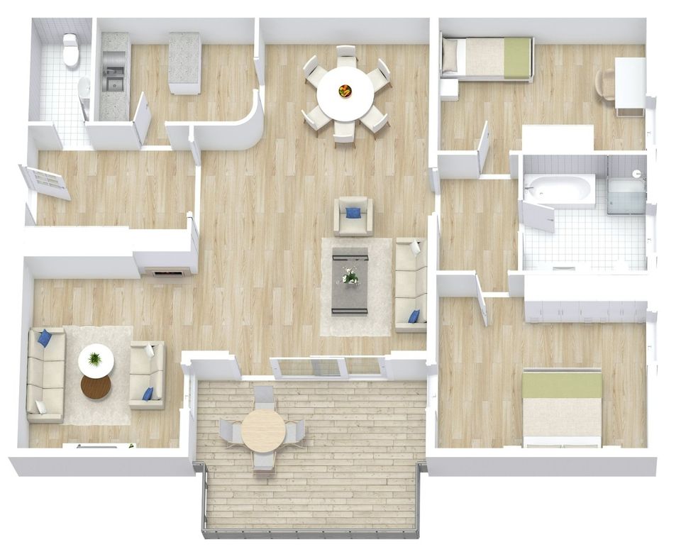 Gemütlich gepflegte Dachgeschosswohnung mit Einbauküche und Dachterrasse in Rheinfelden (Baden)