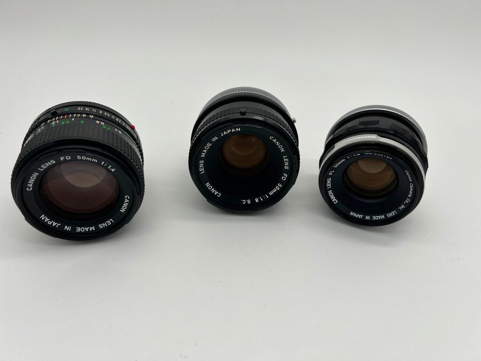 Spiegelreflexkamera Set 3x Body + 6x Objektiv + Blitz + Databack in Castrop-Rauxel