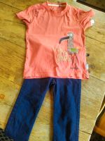 T-Shirt Sigikid Jeans Leggings blau orange H&M 116/122 Nordrhein-Westfalen - Rheda-Wiedenbrück Vorschau