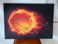 Wandbild Basketball on Fire 50x70cm Brandenburg - Oranienburg Vorschau