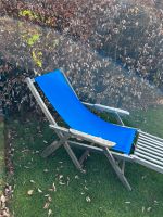 Hochwertiger Liegestuhl in blau mit Fußstütze Niedersachsen - Oldenburg Vorschau