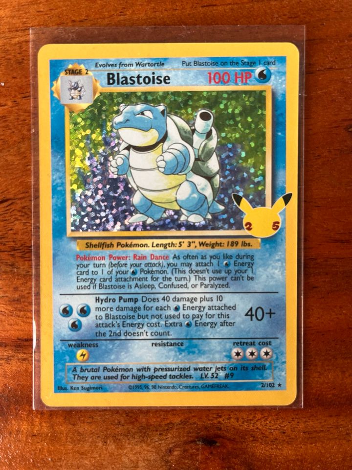 Pokémon Celebrations | Blastoise/Turtok | Holo | Top Zustand in Neuwied