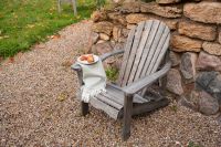 Massiver Relaxstuhl GRAU Relaxsessel Holz Gartenstuhl Sitzstuhl Gartenmöbel Schwungliege Relaxliege Loungesessel 4560005 Westerwaldkreis - Hahn am See Vorschau