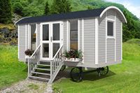 ABHOLBEREIT Campinghaus 480x240 cm ab 4650 € Schäferwagen Home Office mit oder ohne Räder Holzhaus Ferienhaus Freizeithaus Spielhaus Pipowagen Gartenhaus Westerwaldkreis - Hahn am See Vorschau