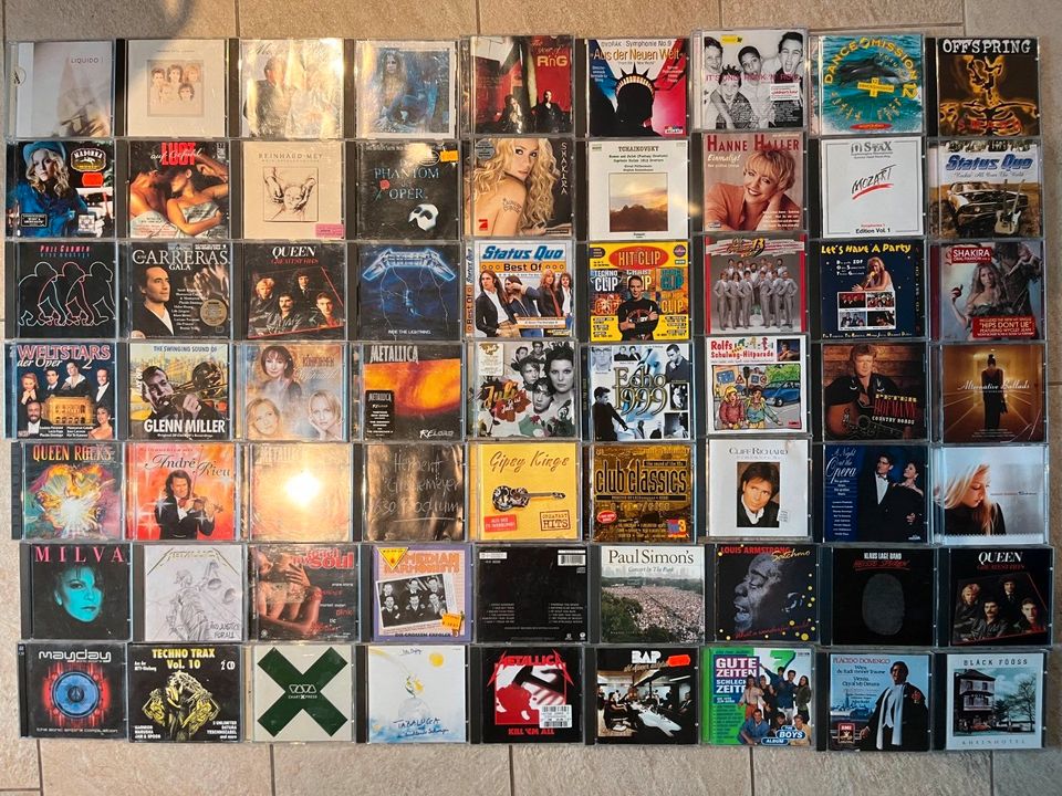 CD Sammlung (80 Stück) inkl. Koffer in Willingen (Upland)