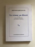 Le retour au désert französisches Buch von Bernard-Marie Koltès Nordrhein-Westfalen - Monheim am Rhein Vorschau