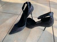 Glitzer High-Heels Gr. 41 von Zara Sachsen - Wurzen Vorschau