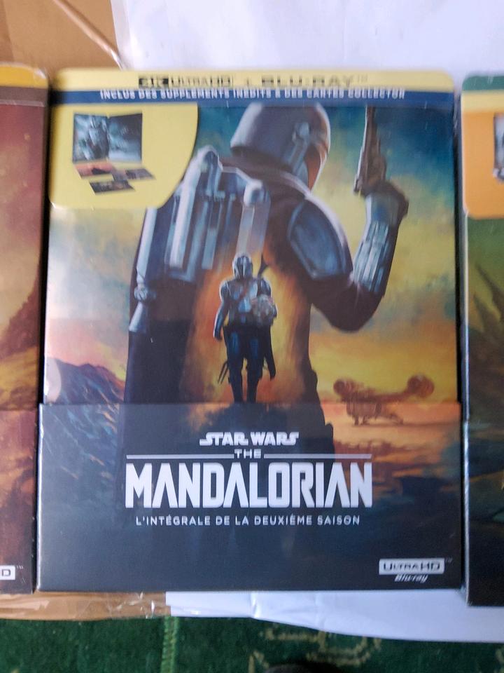 Mandalorian 1-3 franz. Steelbooks mit Deutsch 4k uhd+BD neu + ovp in Mainz