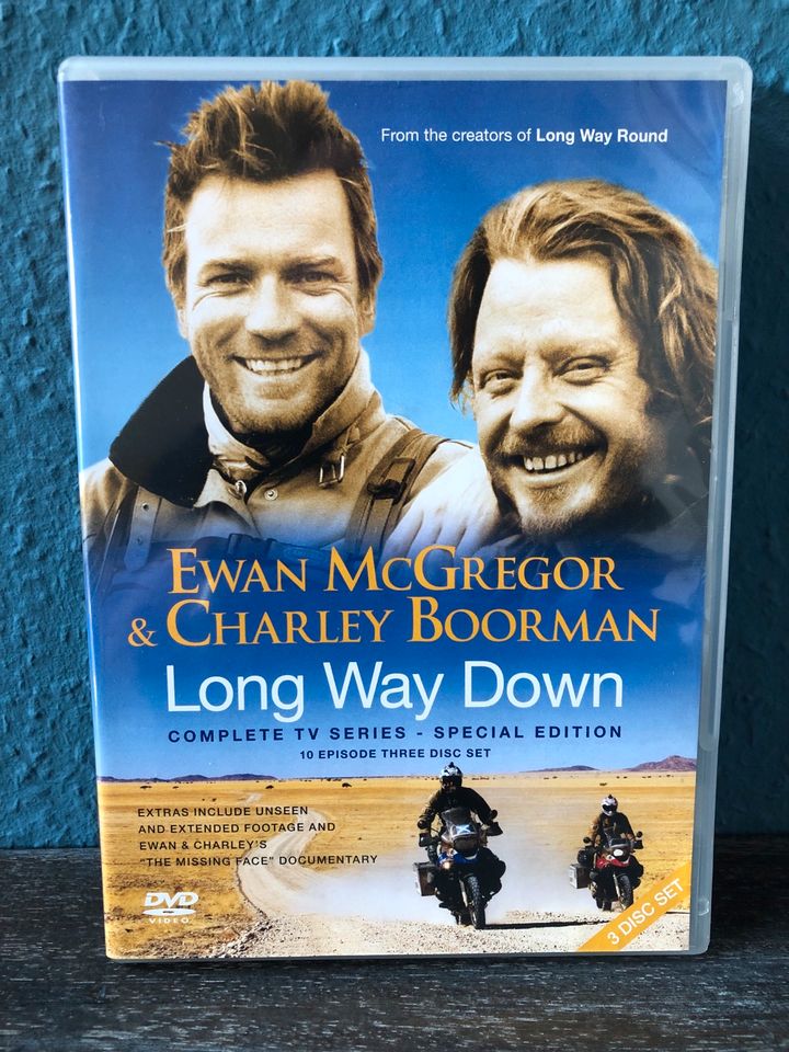 Long Way Down, Ewan McGregor, 3 Disc Set, English, DVD, TOP in Ebersbach an der Fils