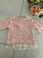 Topomini Topolino Pullover mit Spitze Gr. 86 rosa Hessen - Hanau Vorschau