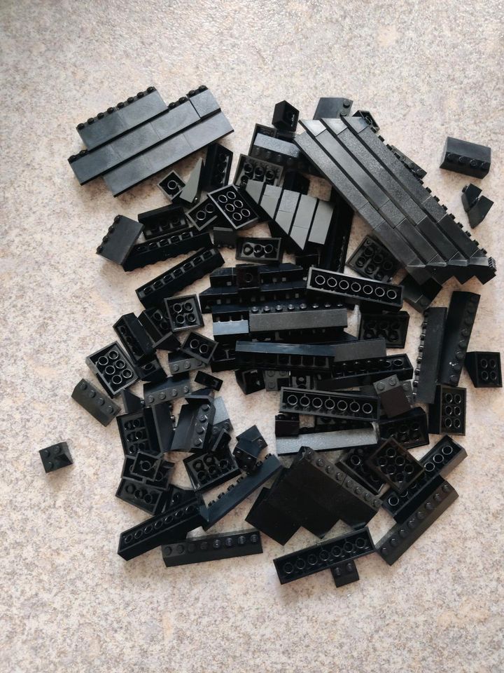 Lego Basic Ziegel Dach Schwarz Dachsteine Dachschräge in Kaiserslautern