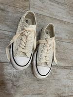 Converse 37,5 beige Creme Blümchen makramee weiß all Star Bayern - Vestenbergsgreuth Vorschau