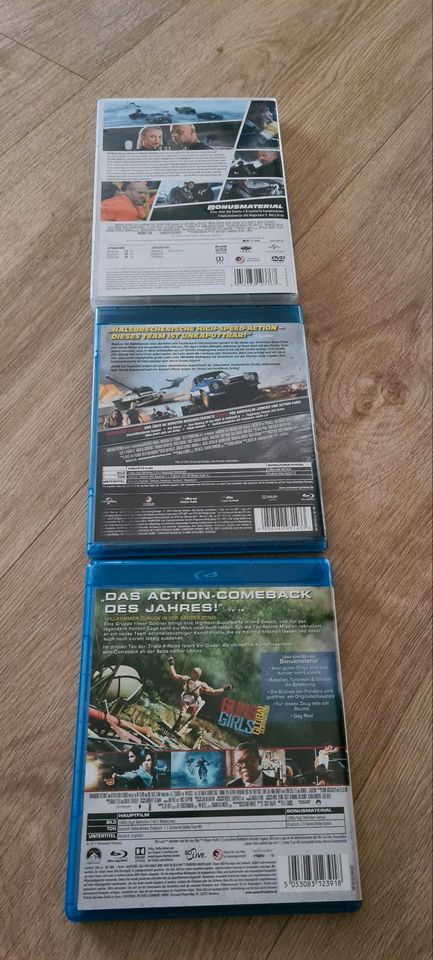 Fast & Furious 6 und 8, XXX, Vin Diesel Bluray in Lauda-Königshofen