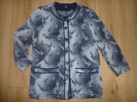 Damen Strickjacke Jacke Blazer dunkelblau/grau Gr. 42/44 TOP Aachen - Eilendorf Vorschau