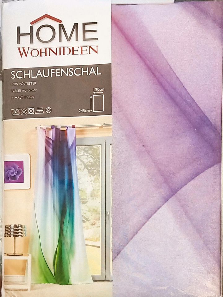 2 Schlaufenschals multicolor, 120 x 245 cm in Bad Berleburg