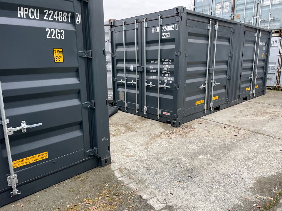 20ft Side door Schiffscontainer Seecontainer 6m Sidedoor Lager in Frankfurt am Main